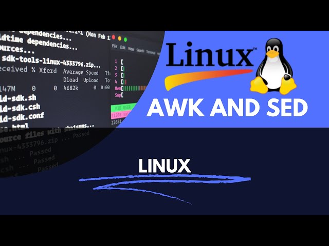 awk and sed text processing